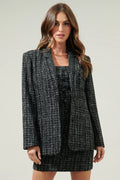 Blazer extragrande Margaret Tweed