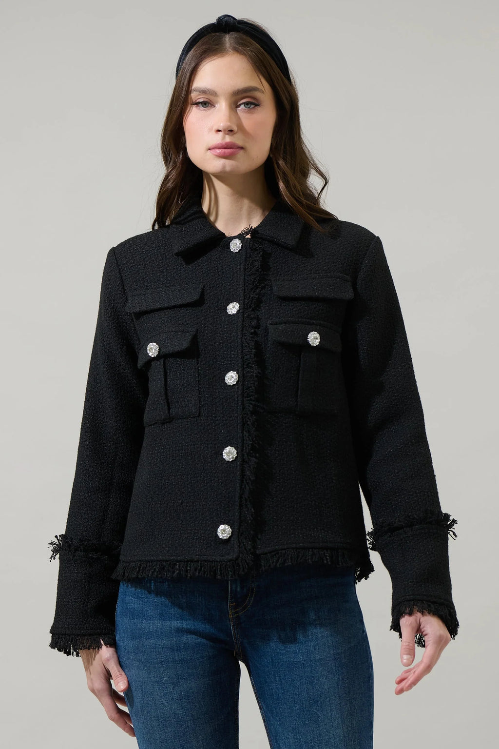 Blazer de tweed Trista