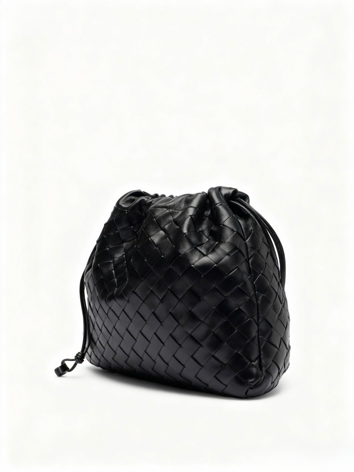 Pouch Small de piel entretejido