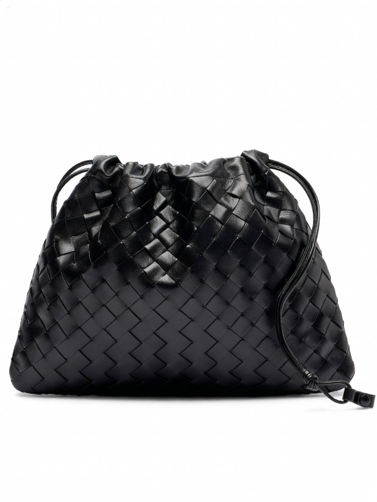 Pouch Small de piel entretejido