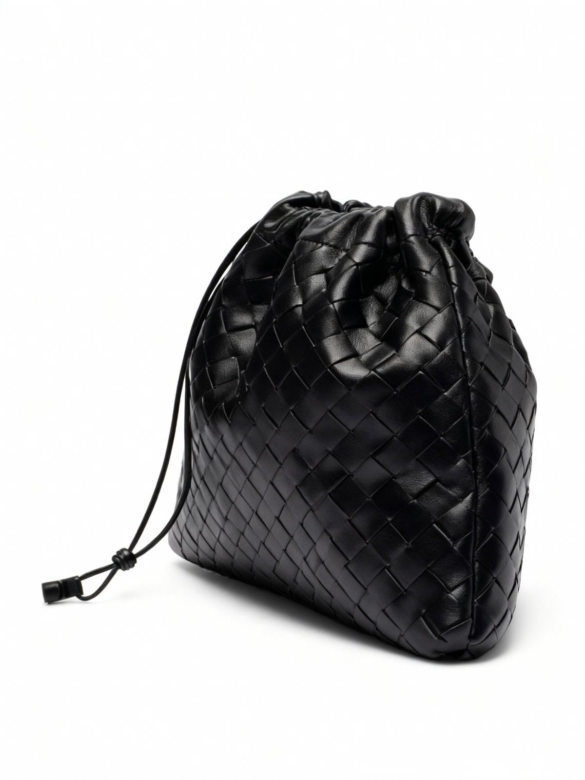 Pouch Small de piel entretejido