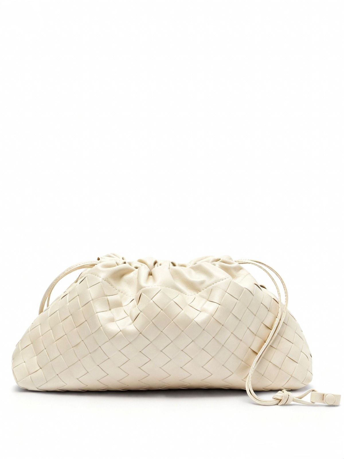 Pouch Small de piel entretejido