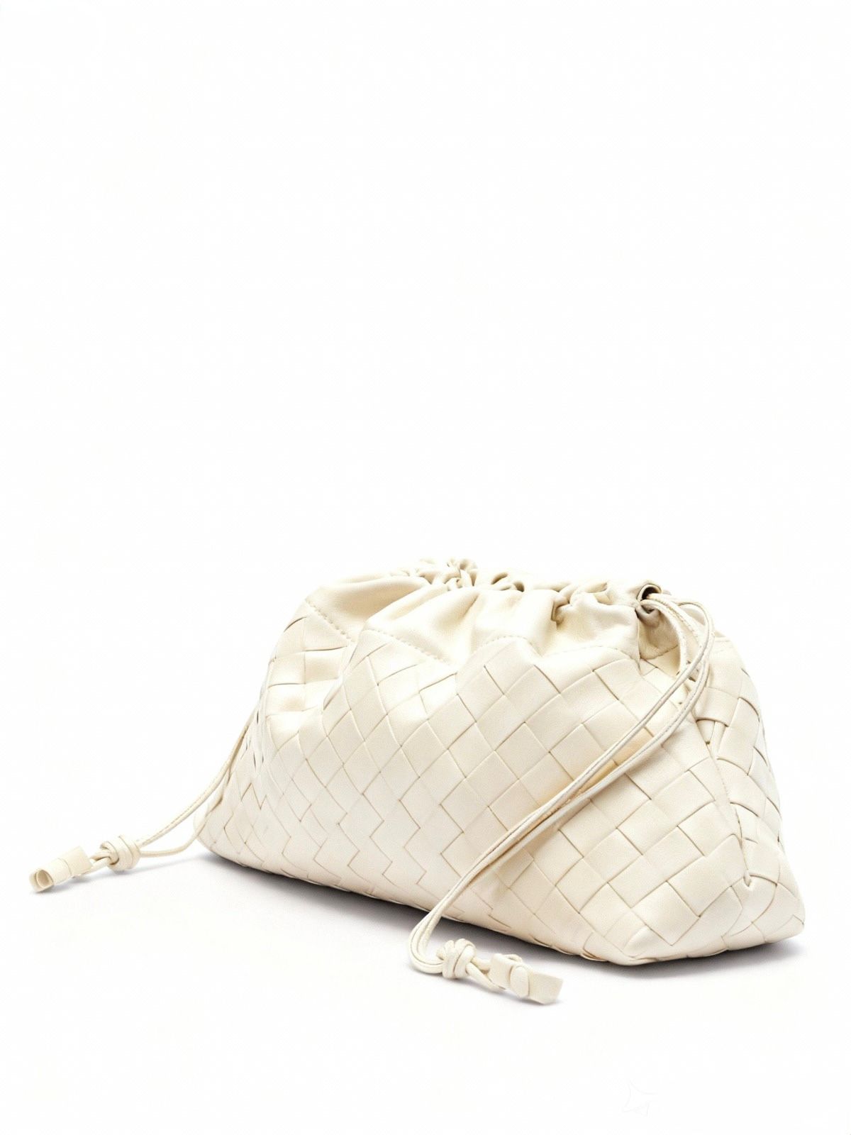 Pouch Small de piel entretejido