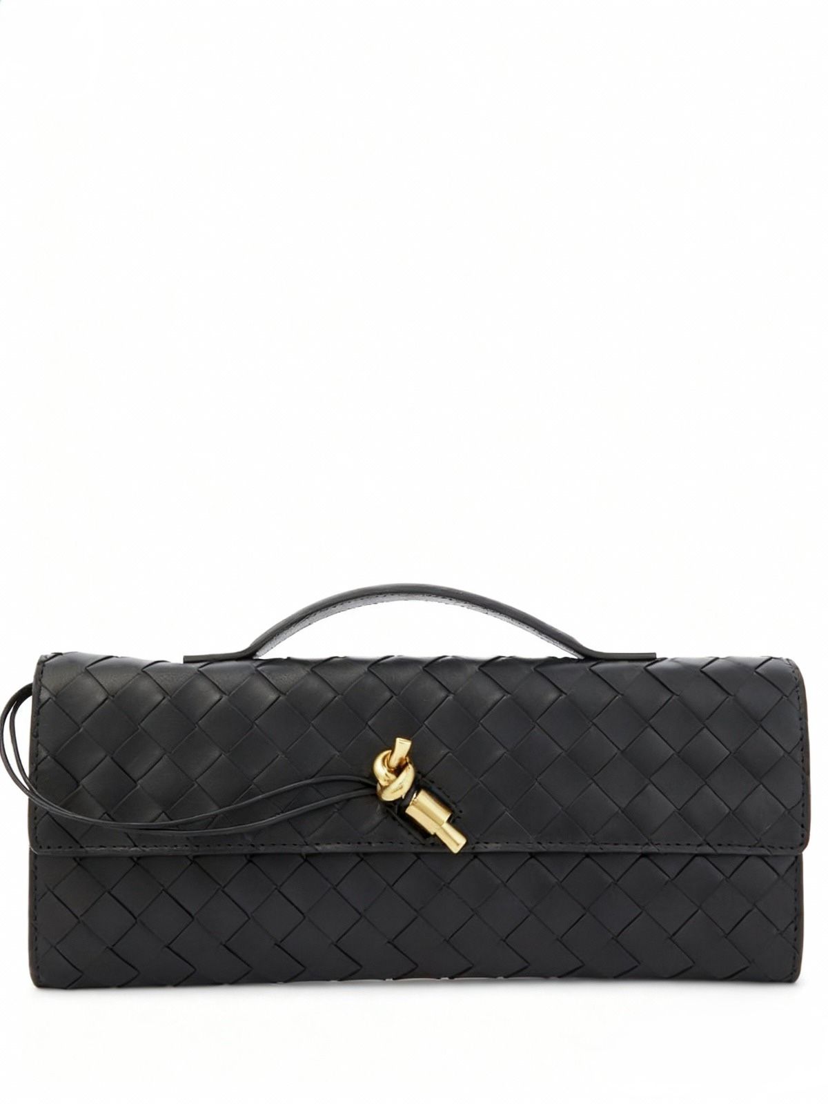 Clutch Andiamo de piel entretejido