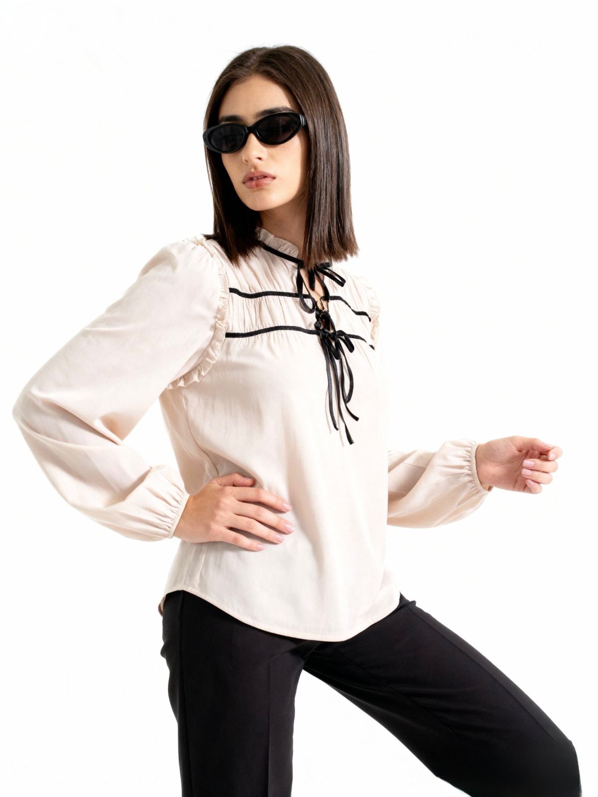 CAMISA MOÑOS MANGA LARGA