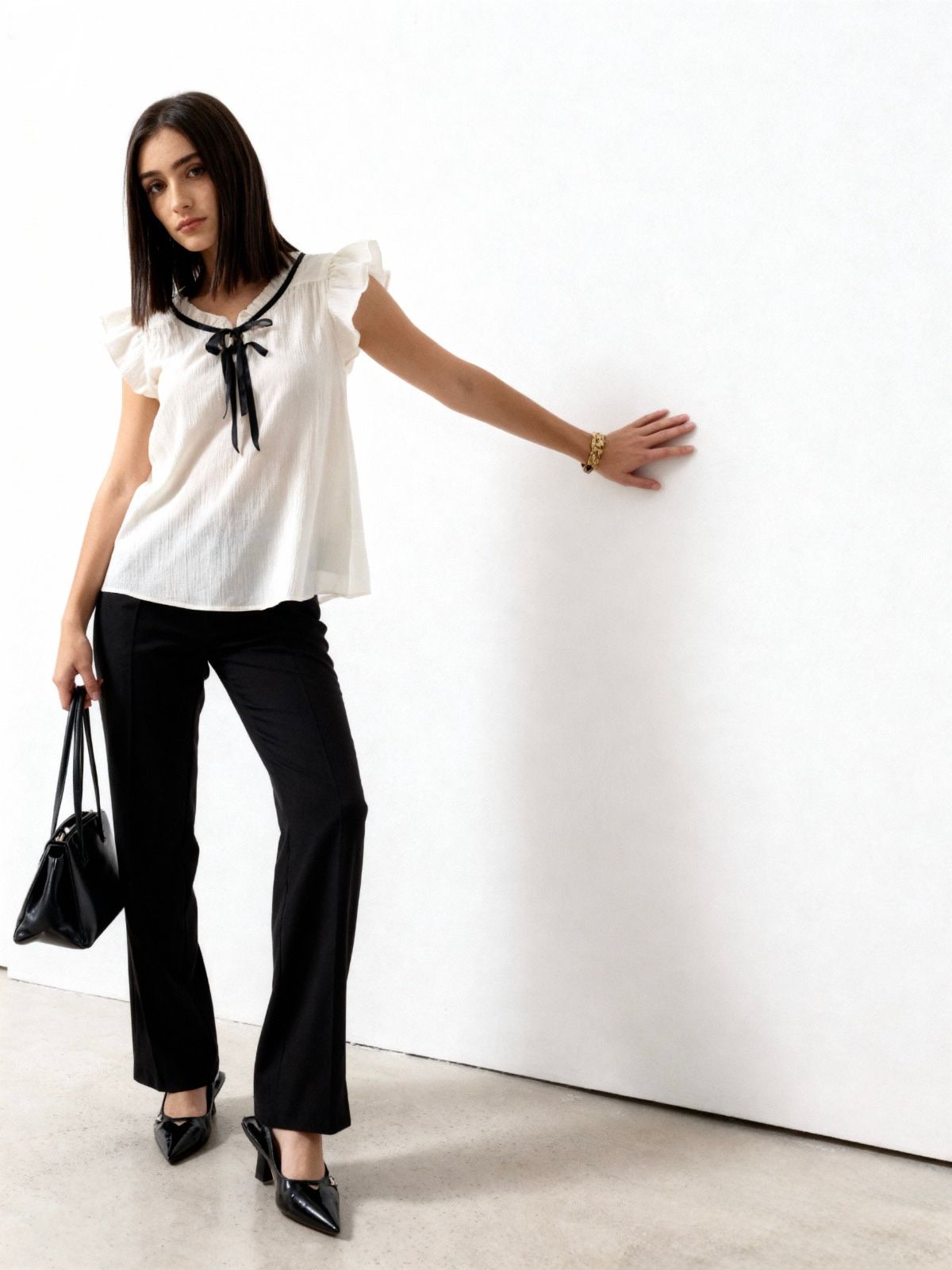 CAMISA MOÑOS MANGA CORTA