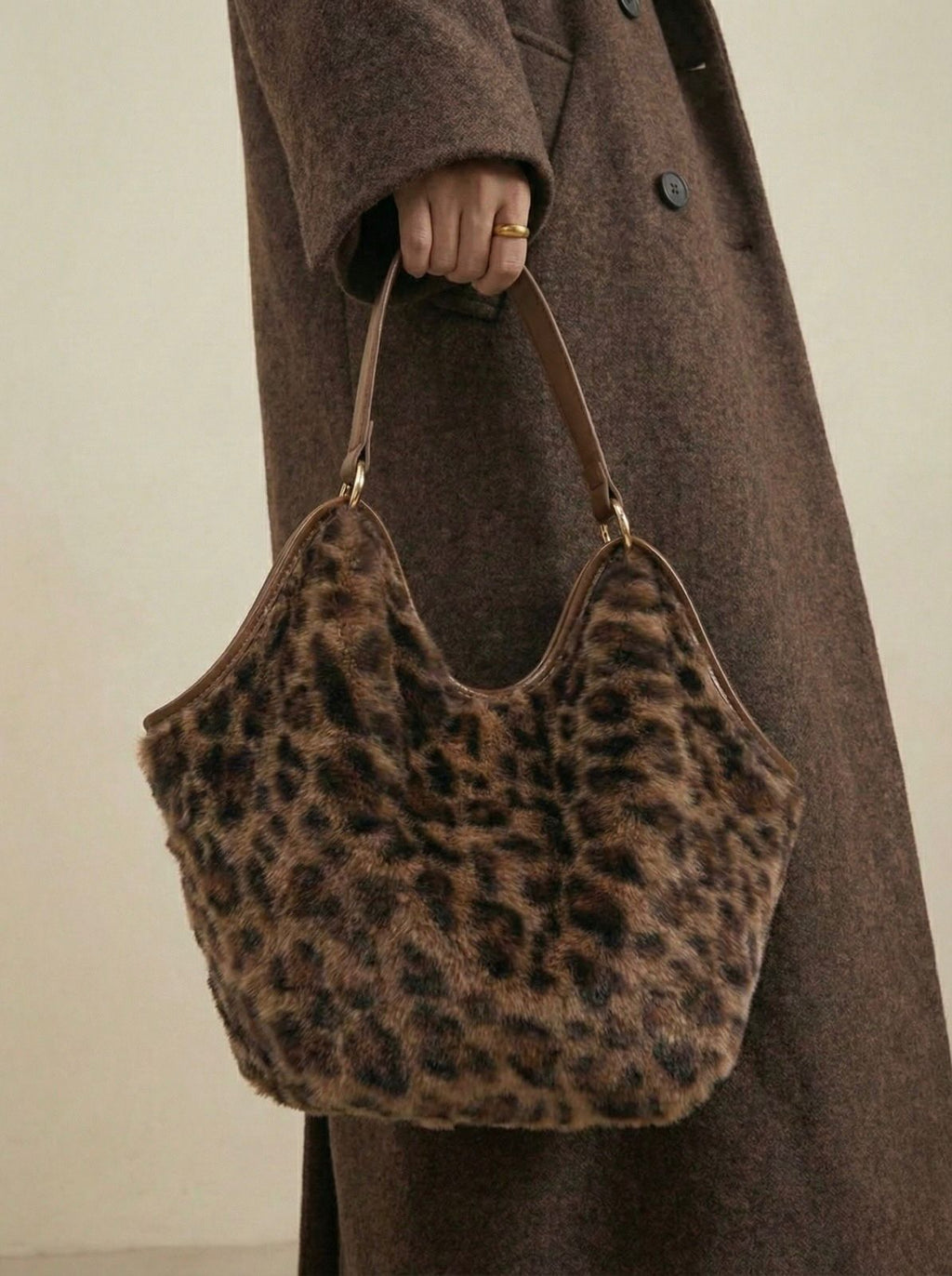 BOLSO DE HOMBRO  LEOPARDO