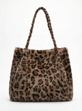 BOLSO PELUCHE ANIMAL PRINT