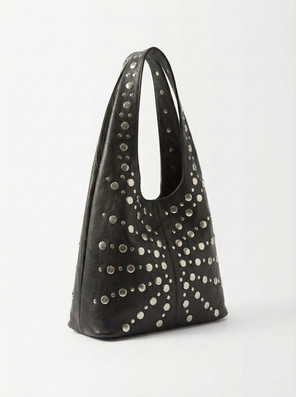 BOLSO PUNTOS PLATEADOS