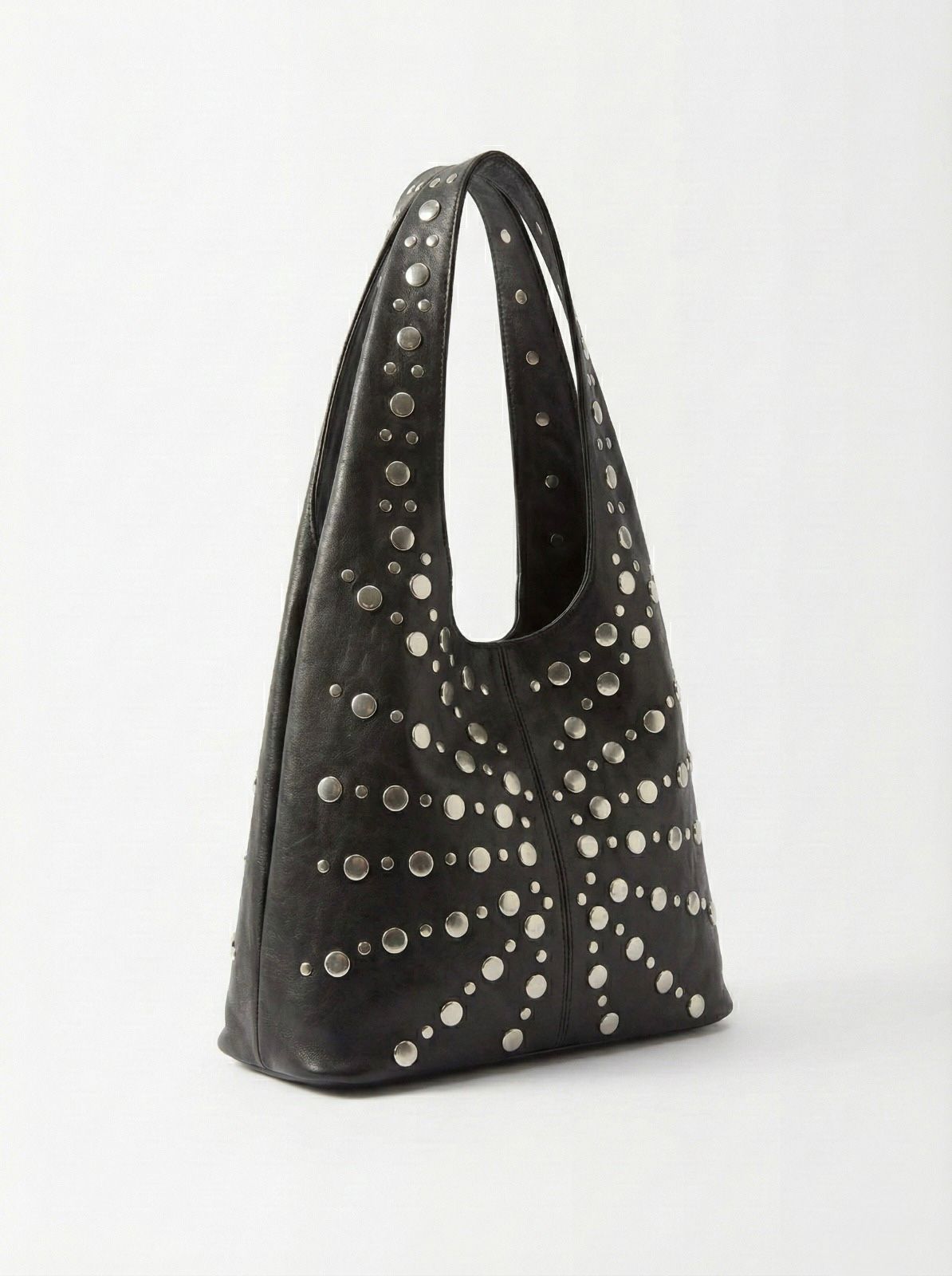 BOLSO PUNTOS PLATEADOS