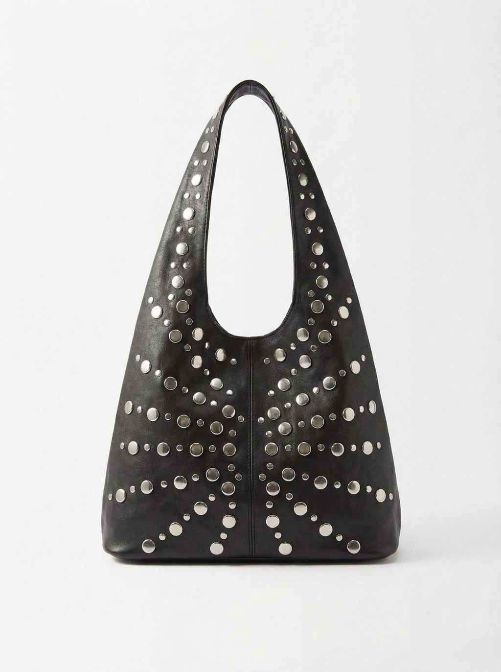 BOLSO PUNTOS PLATEADOS