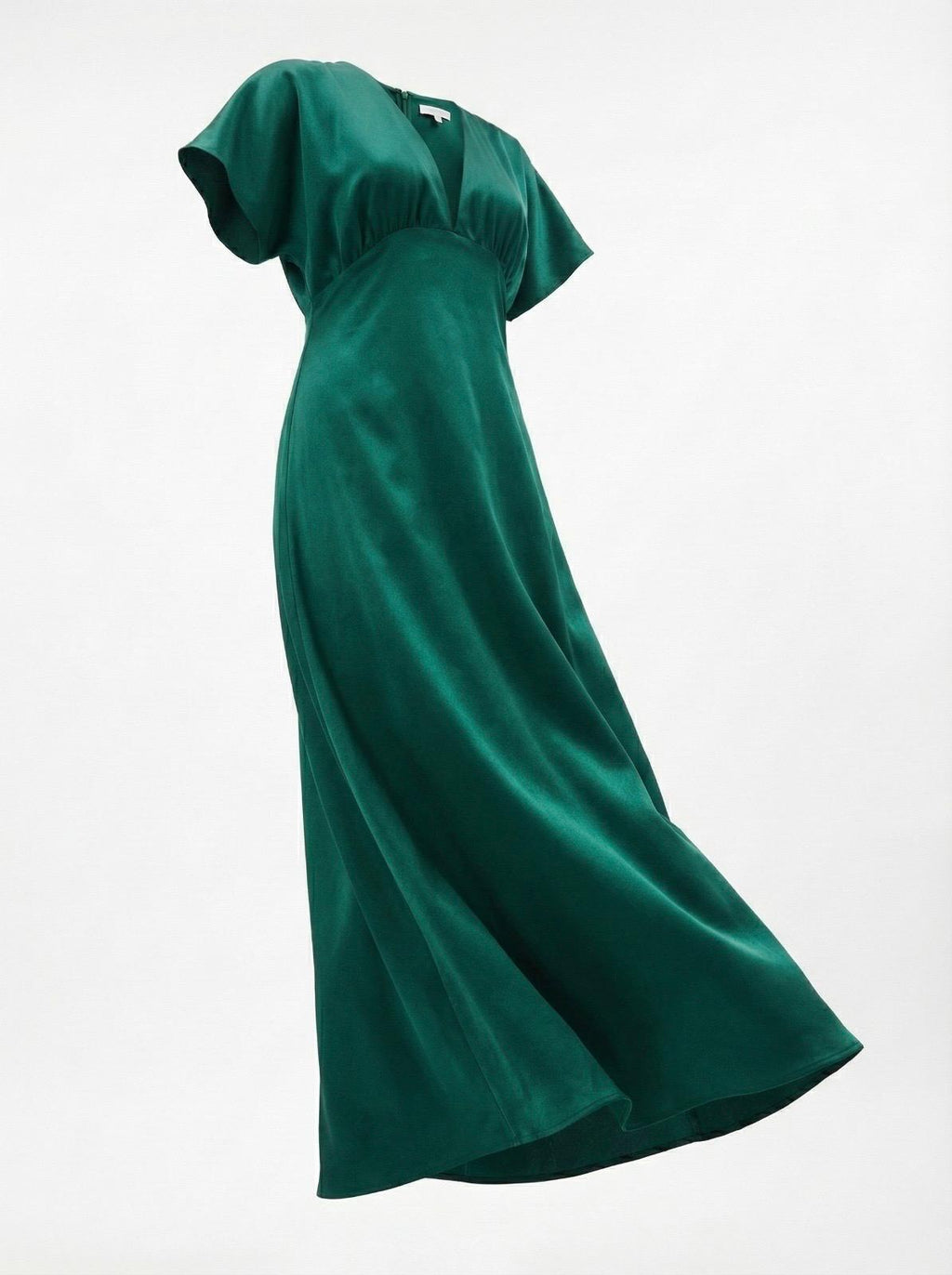 VESTIDO FIESTA SATIN VERDE