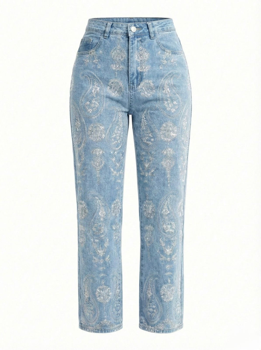 JEAN PANTALÓN BORDADO GRECAS