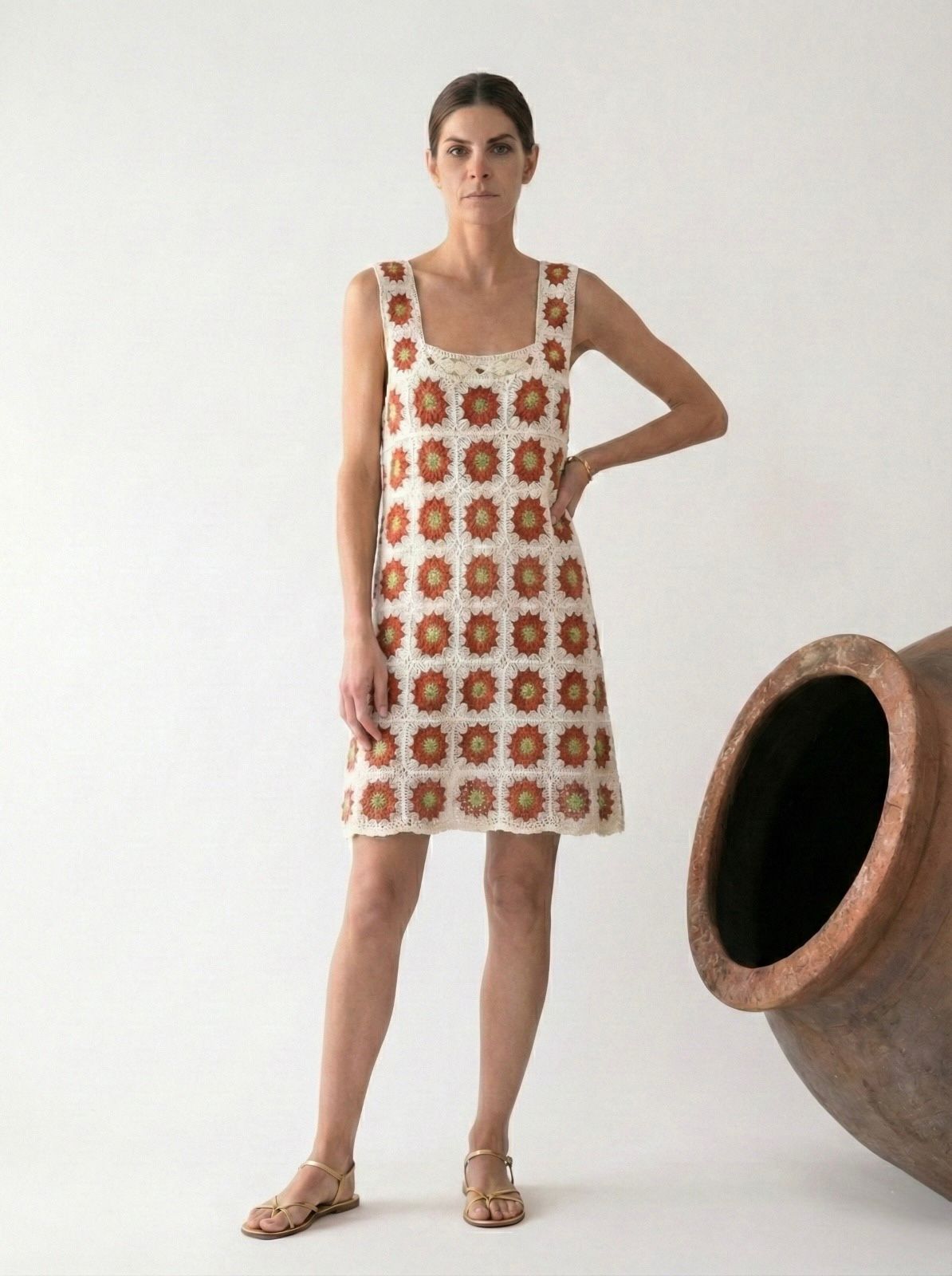 Vestido Bloom Crochet