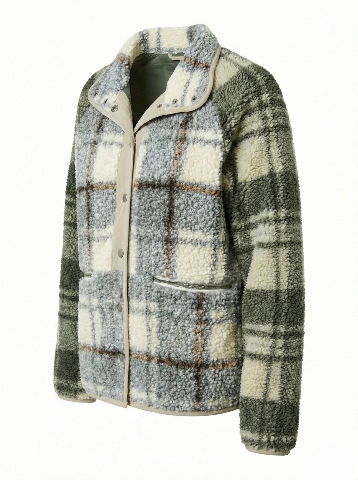 Chaqueta polar con estampado mixto Trailblazer