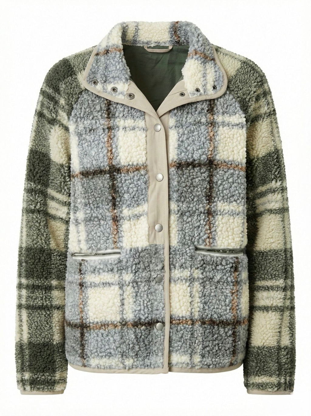 Chaqueta polar con estampado mixto Trailblazer