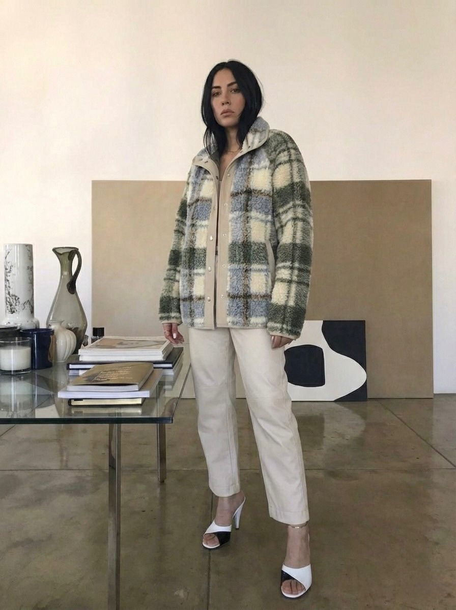 Chaqueta polar con estampado mixto Trailblazer