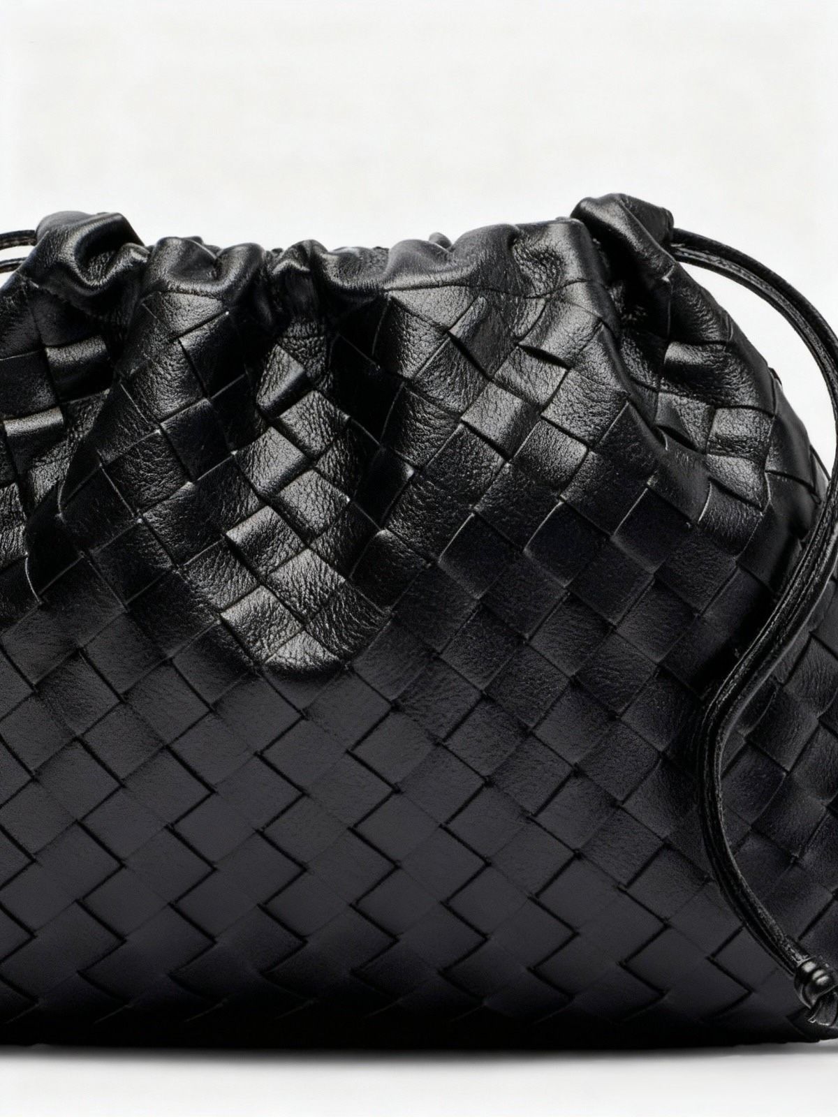 Pouch Small de piel entretejido