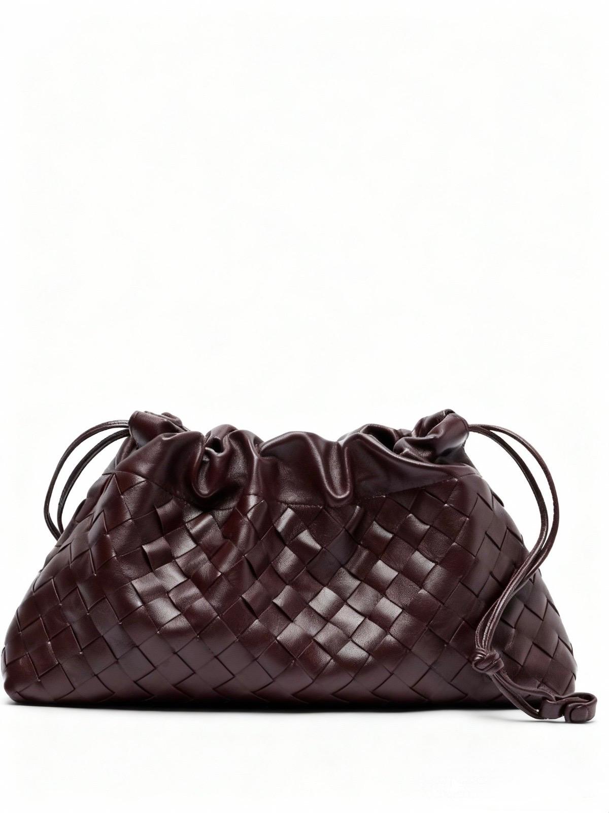 Pouch Small de piel entretejido